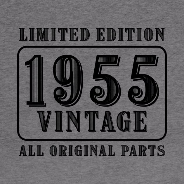 All original parts vintage 1955 limited edition birthday by colorsplash